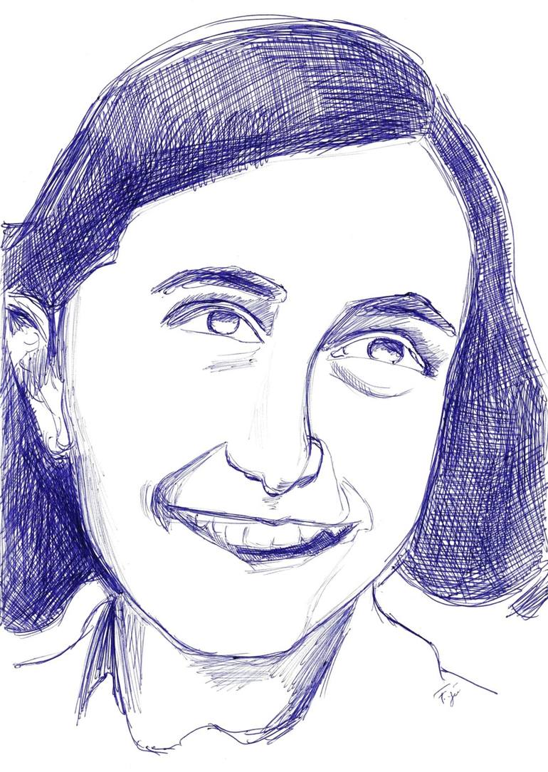Anne Frank Drawing at GetDrawings Free download