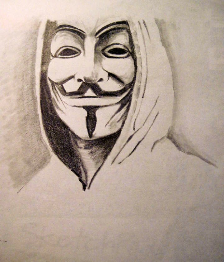 Anonymous Mask Drawing at GetDrawings Free download