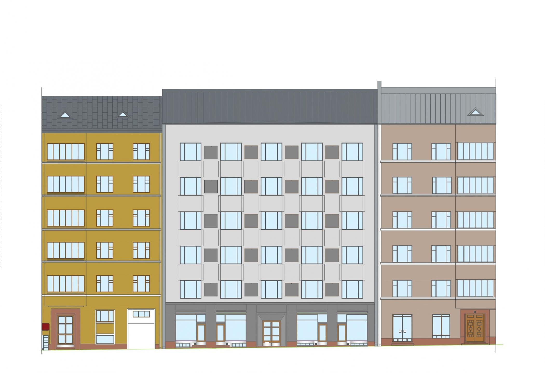 Apartment Building Drawing at GetDrawings | Free download