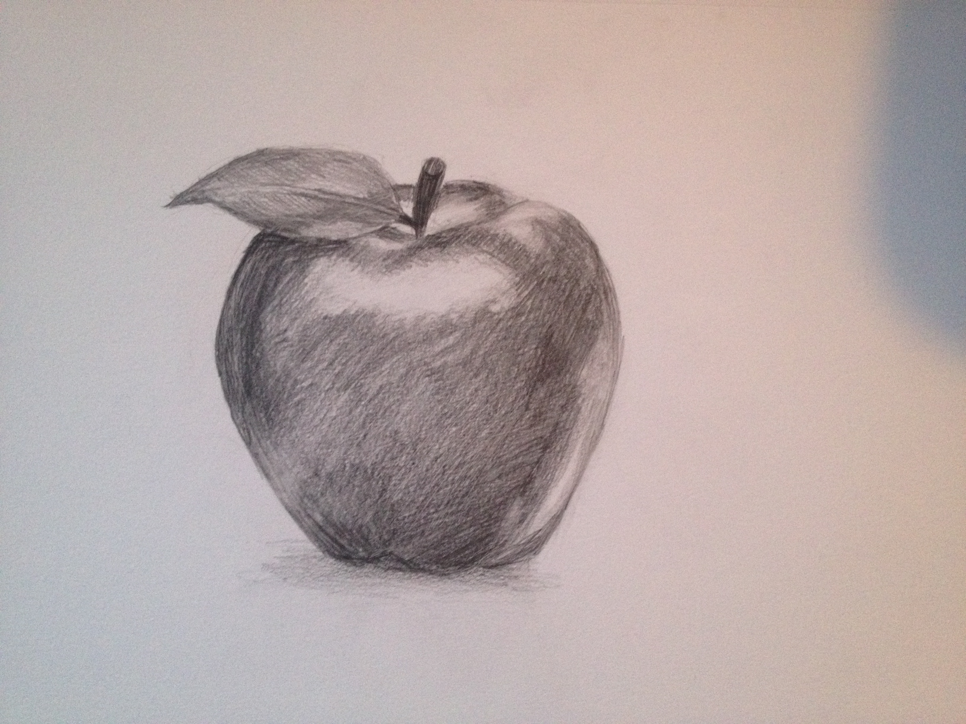 Pencil Sketch of Apple