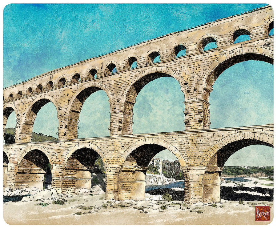 Aqueduct Drawing at GetDrawings Free download