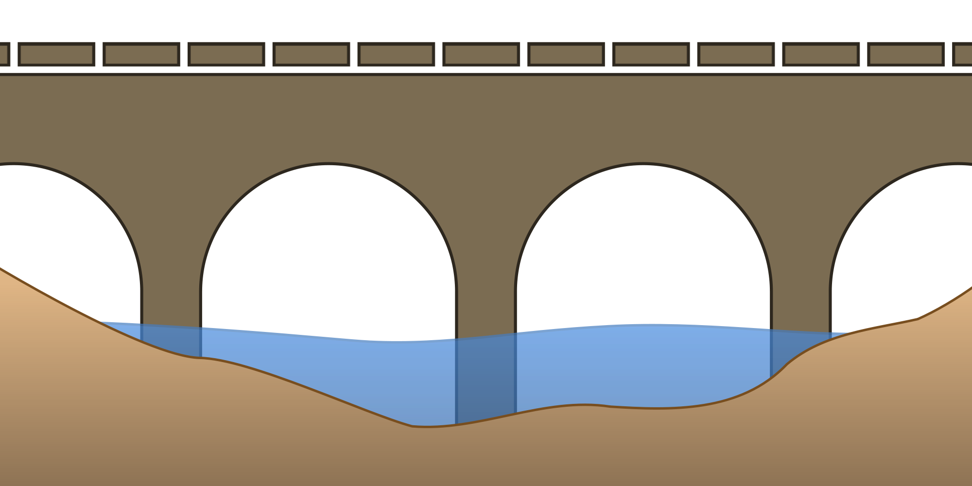 Arch Bridge Drawing at GetDrawings Free download