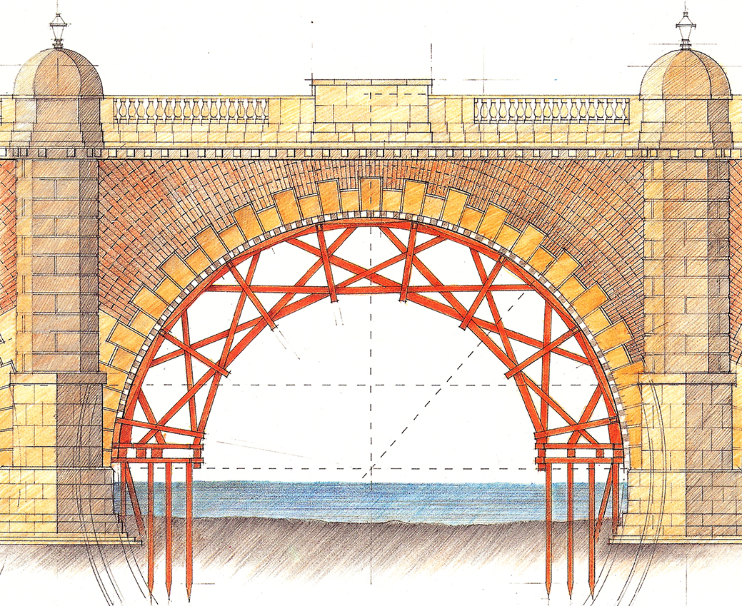 Arch Bridge Drawing at GetDrawings Free download