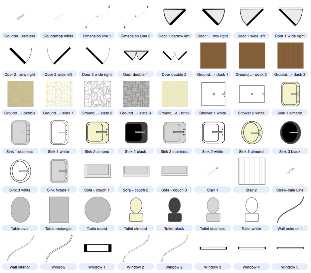 Architectural Drawing Symbols Floor Plan At GetDrawings Free Download