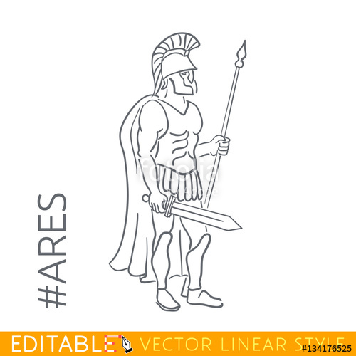 Ares Drawing at GetDrawings | Free download