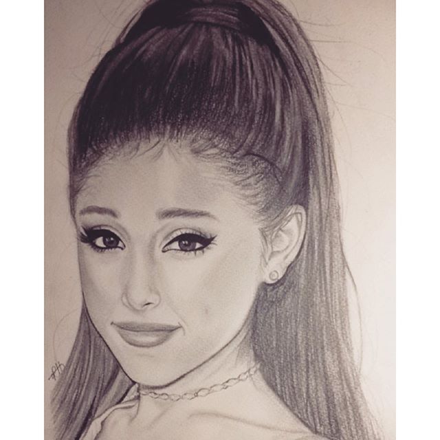 Ariana Grande Drawing Easy / Drawings on YouTube Art of Wei / Follow