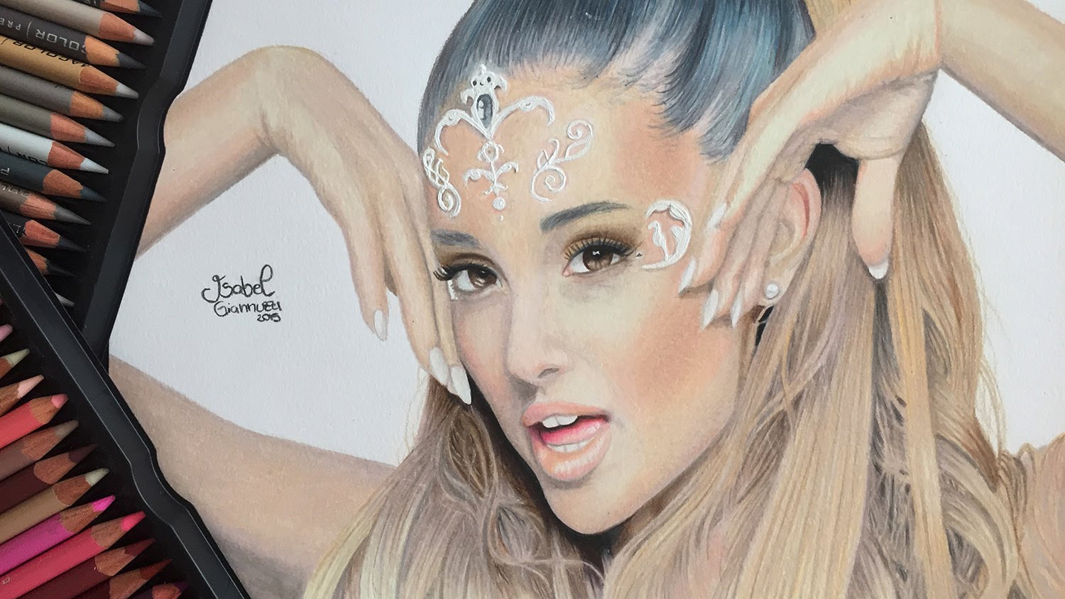 Ariana Grande Drawing How To Draw Ariana Grande Realistic Easy Pin