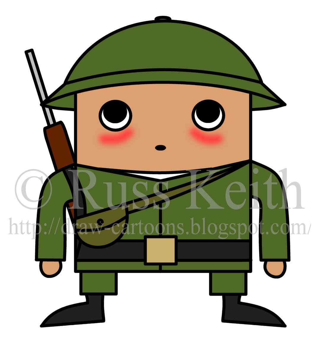 Army Man Drawing at GetDrawings | Free download