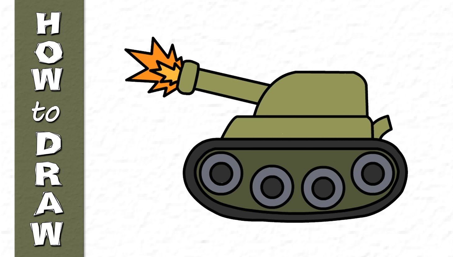 military tanks drawing