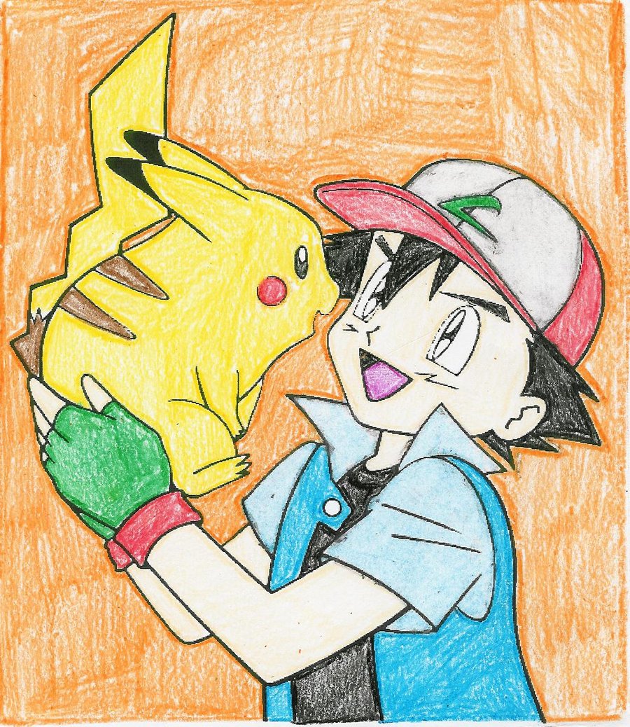 Ash And Pikachu Drawing at GetDrawings Free download