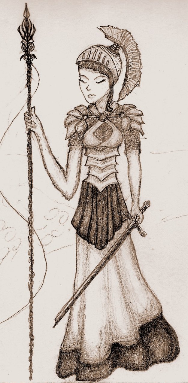 Athena Goddess Drawing at GetDrawings | Free download