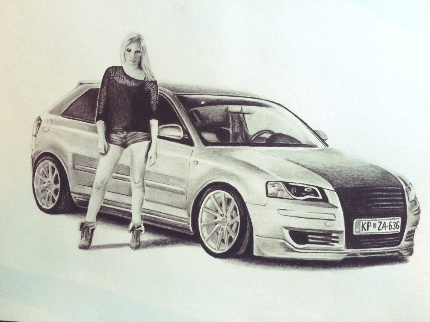 Audi Drawing at GetDrawings | Free download