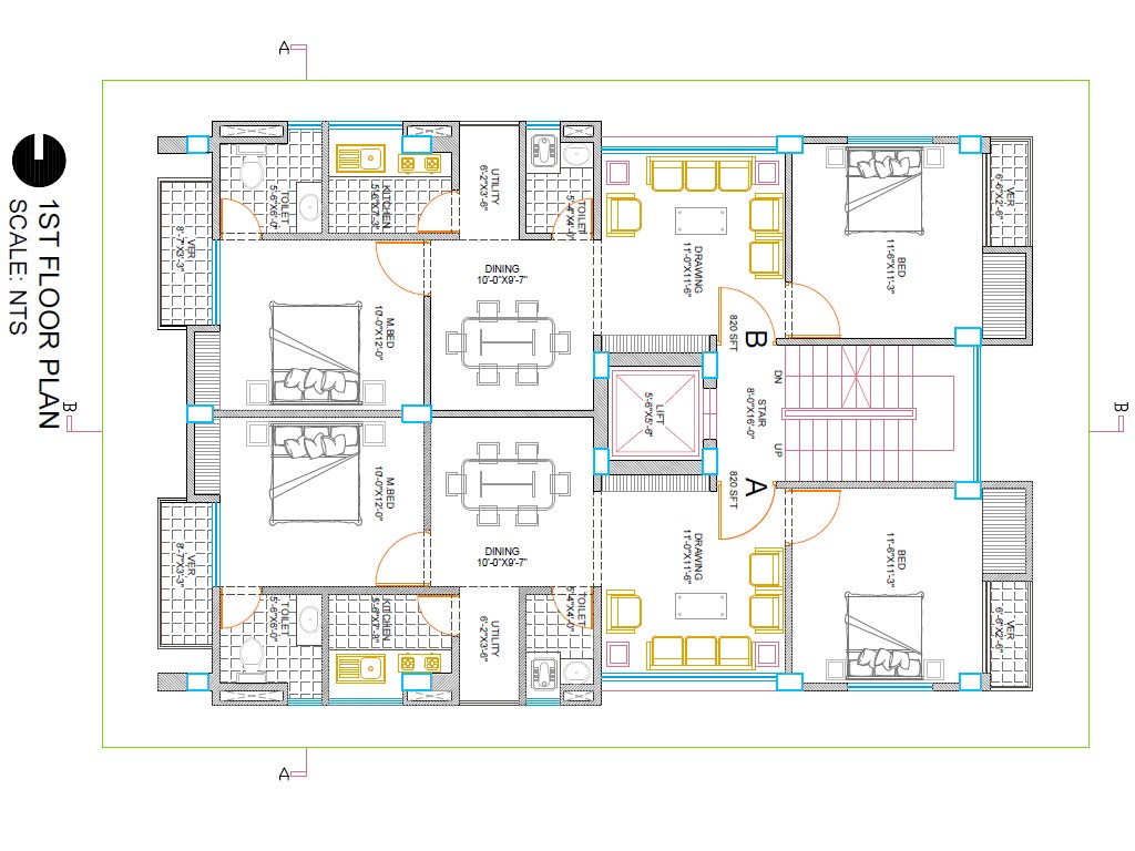 free cad software for drawing house plans