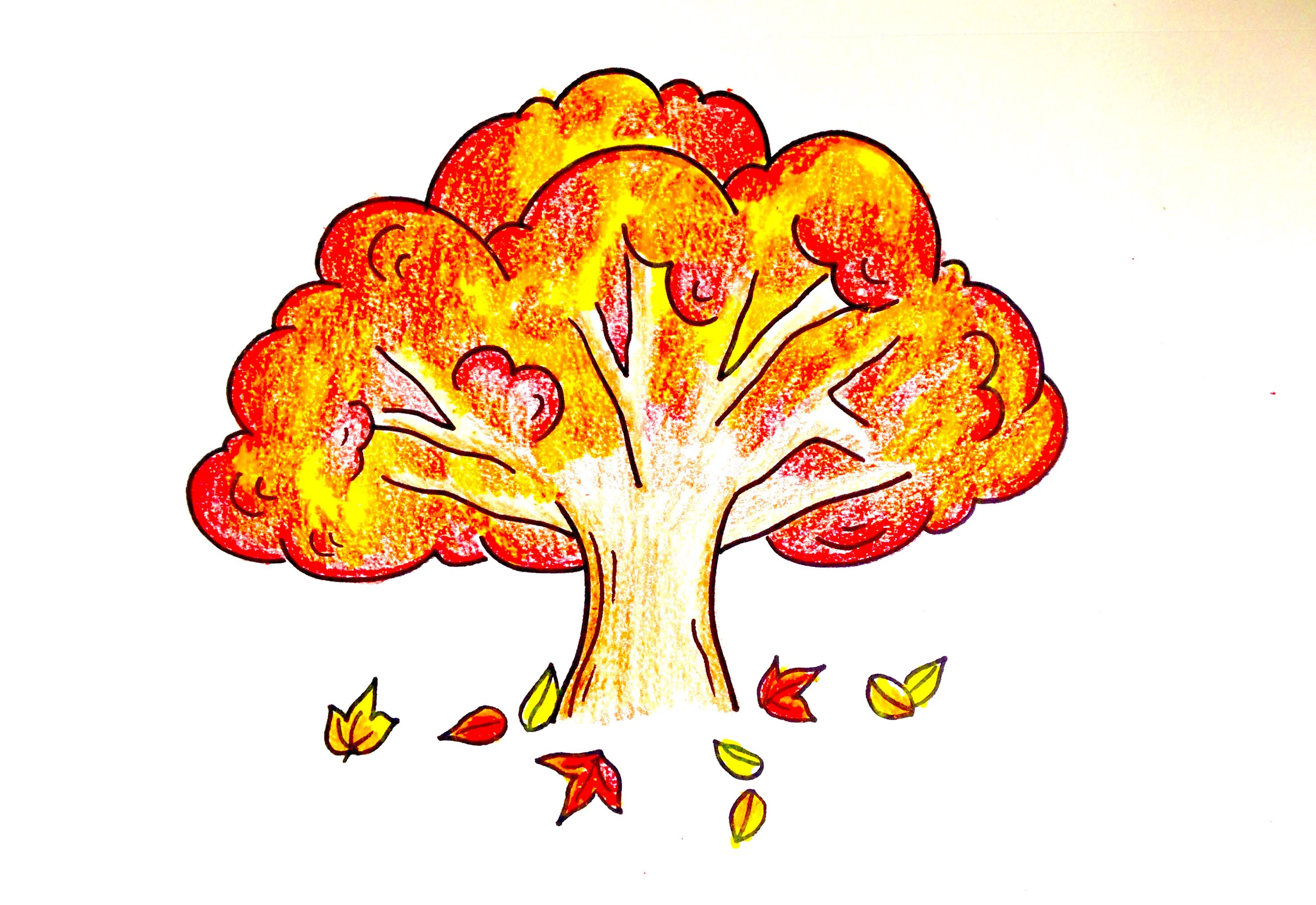 Autumn Tree Drawing at GetDrawings Free download