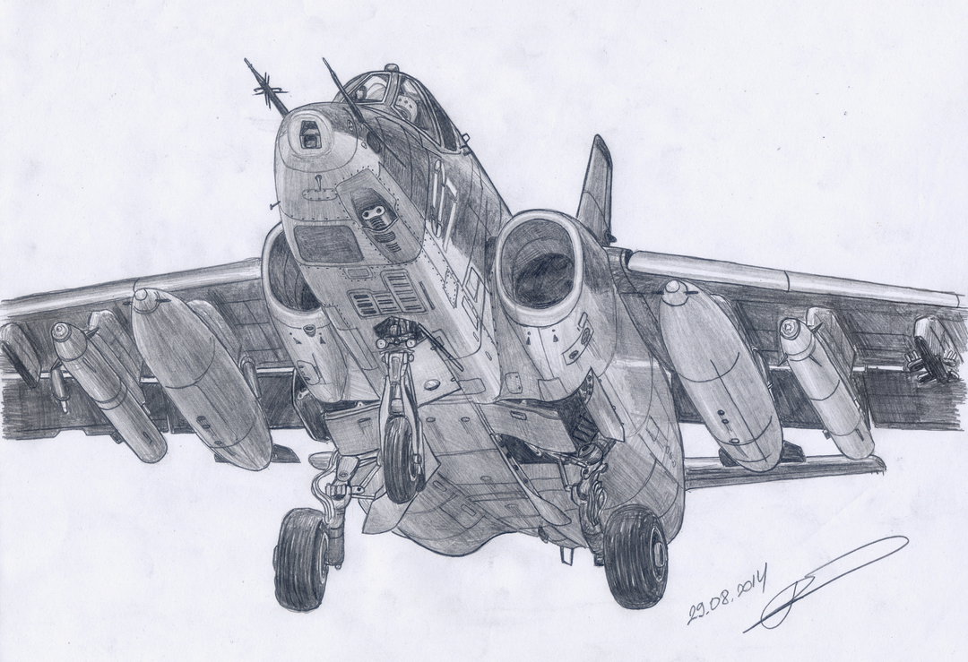 1080x739 Pencil Drawings Of Aircraft By An Amateur Artist English Russia.