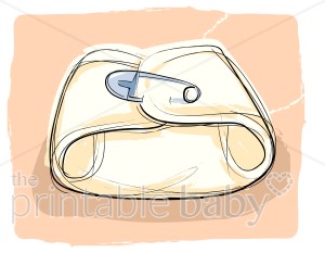 Baby Diaper Drawing at GetDrawings | Free download