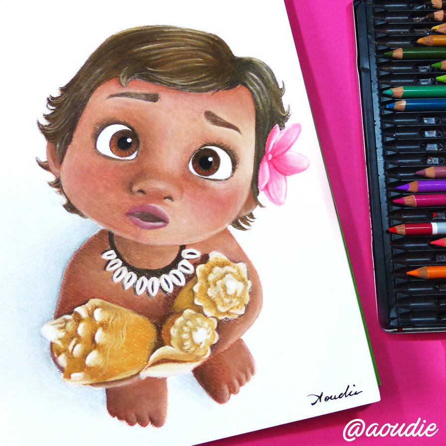 Baby Moana Drawing At Getdrawings Free Download