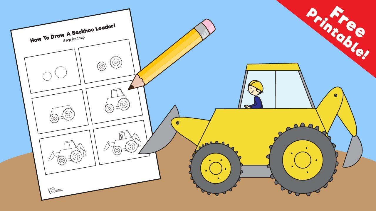 Backhoe Drawing