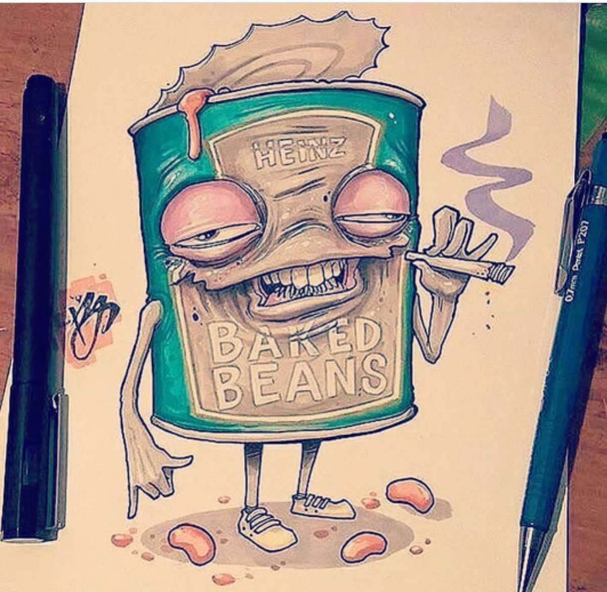 Baked Beans Drawing at GetDrawings | Free download