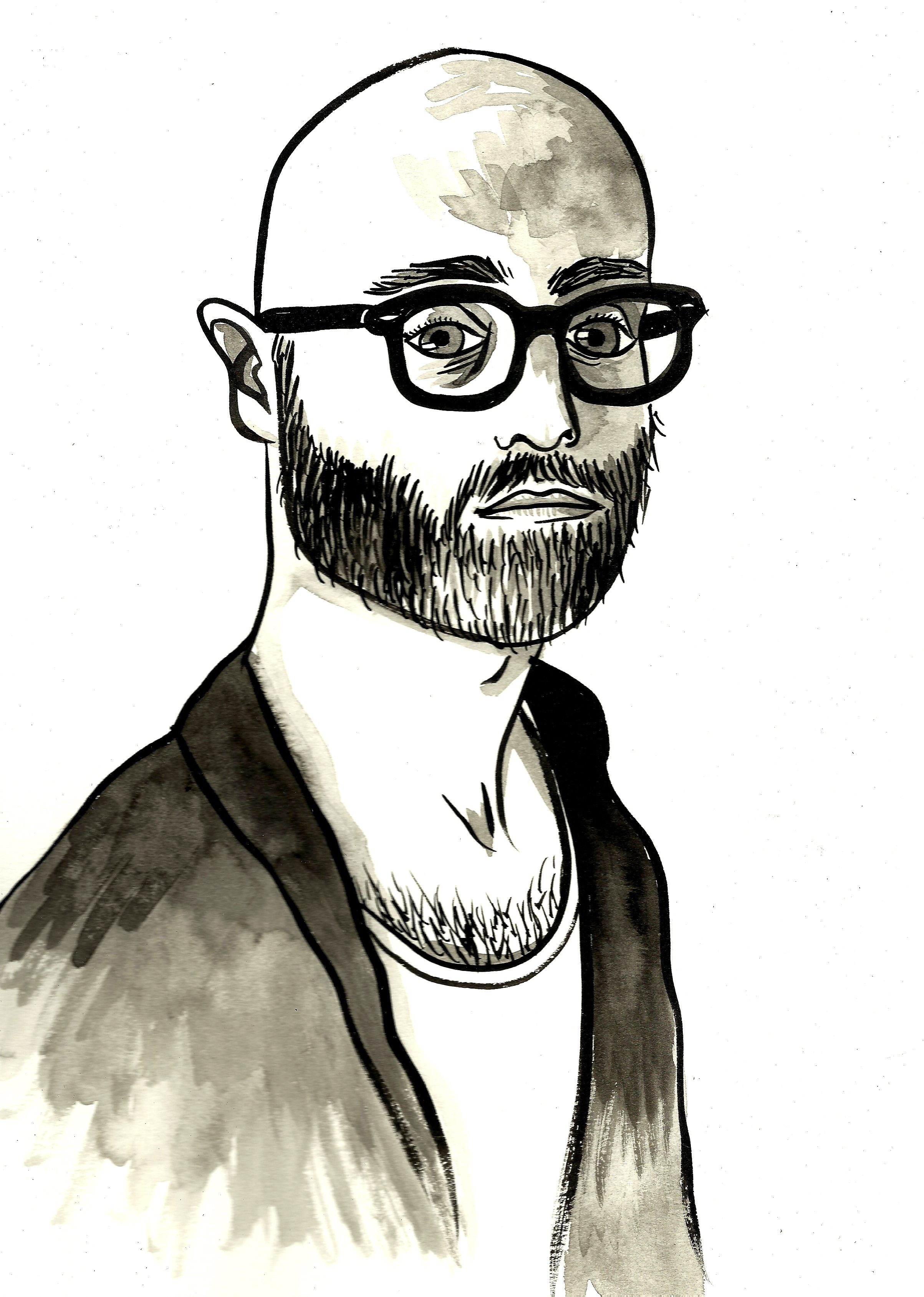 Bald Man Drawing at GetDrawings Free download