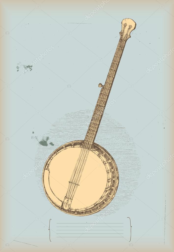 Banjo Drawing at GetDrawings | Free download