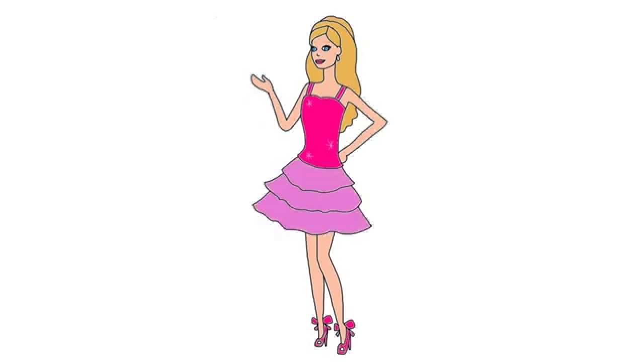 Barbie Doll Drawing Images With Colour Shop - benim.k12.tr 1687831710