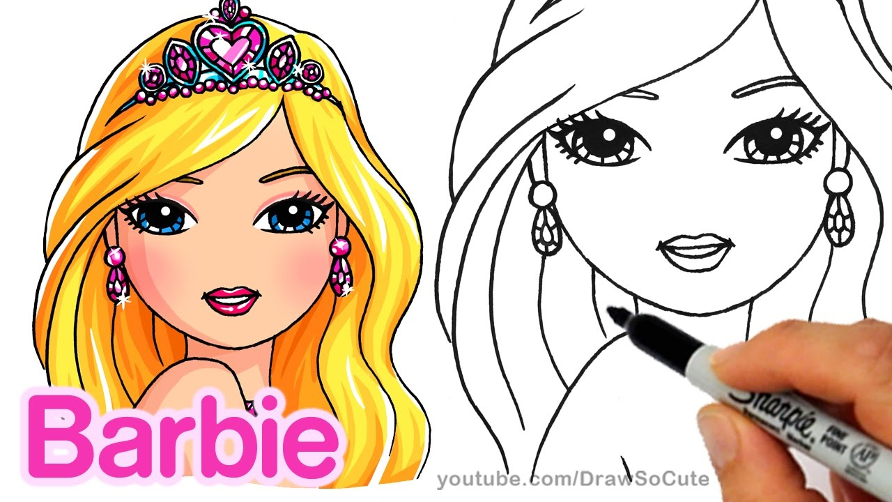 barbie home drawing