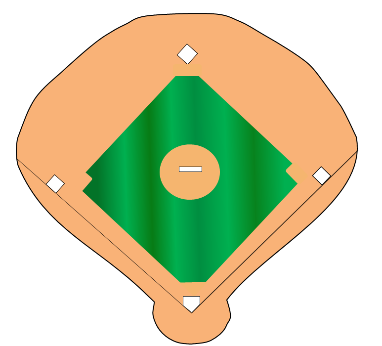 Baseball Field Drawing at GetDrawings | Free download