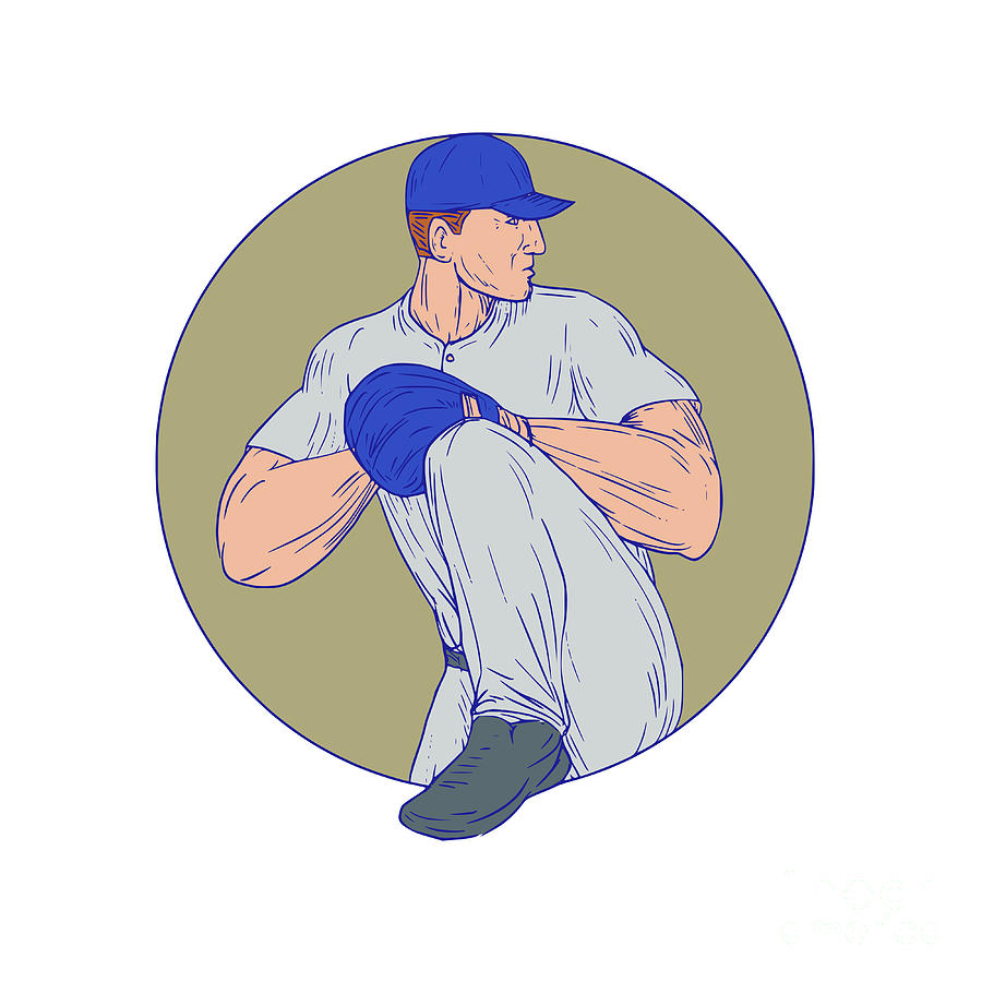 Baseball Pitcher Drawing at GetDrawings Free download