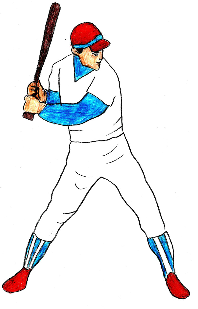 Baseball Pitcher Drawing at GetDrawings | Free download