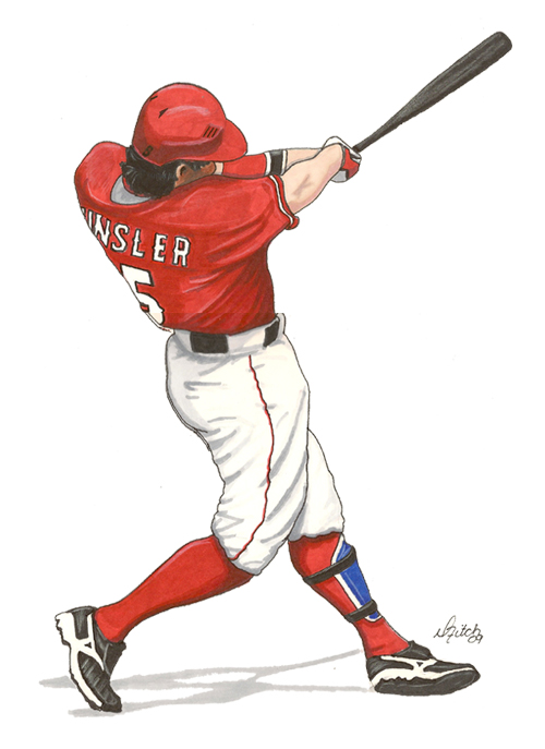 Baseball Player Drawing at GetDrawings Free download