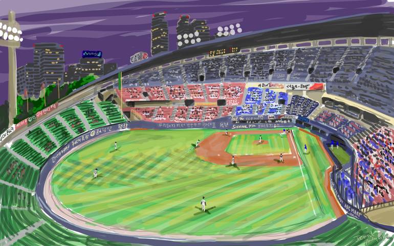 Baseball Stadium Drawing at GetDrawings | Free download