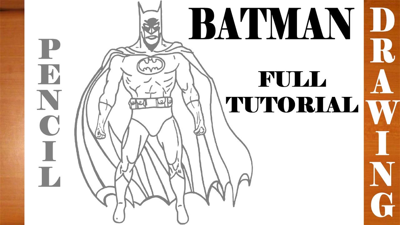 Batman Drawing Tutorial at GetDrawings | Free download
