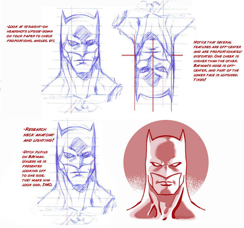 Batman Drawing Tutorial at GetDrawings | Free download