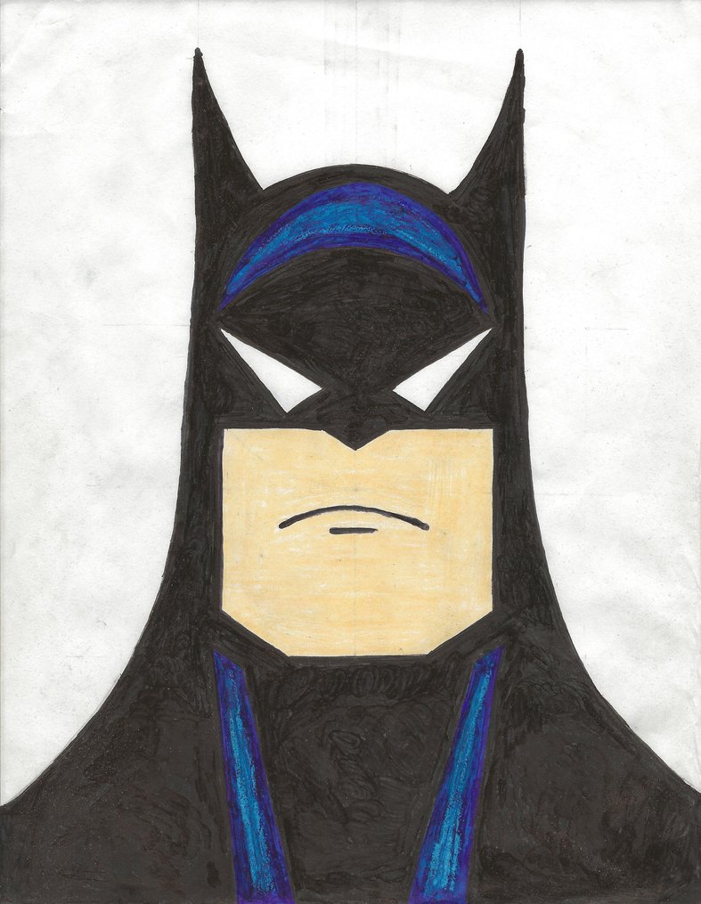 Batman Face Drawing at GetDrawings Free download