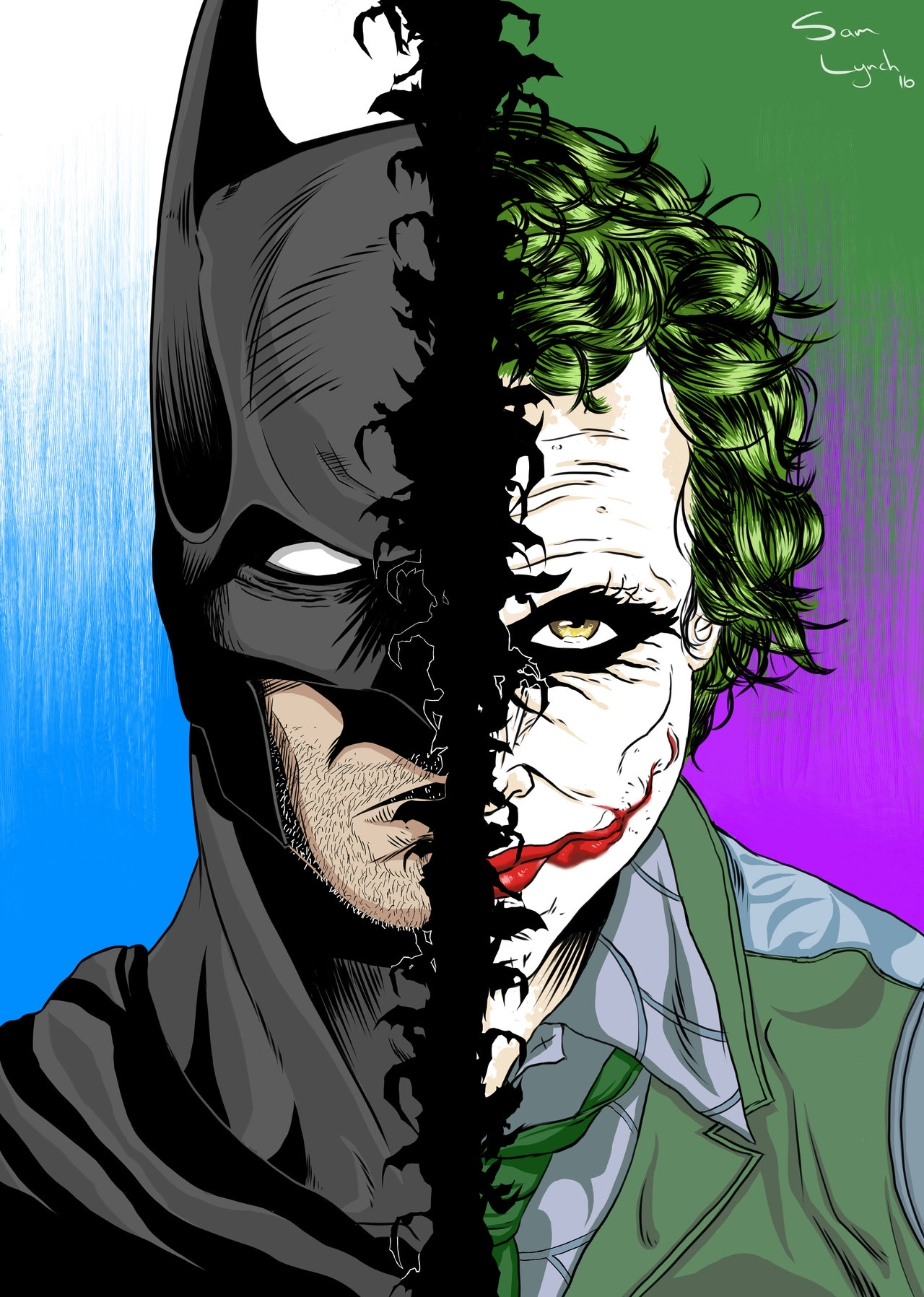 Batman Vs Joker Drawing at GetDrawings Free download