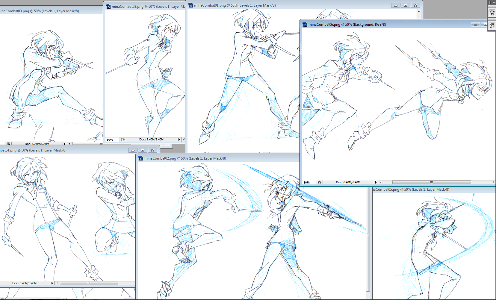 Battle Poses Drawing At Getdrawings Free Download