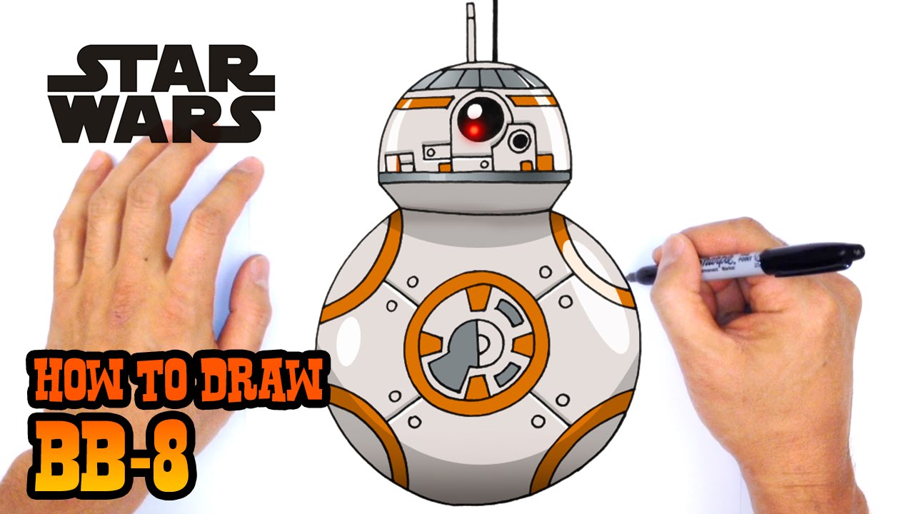 1280x720 How To Draw Bb 8 Star Wars.