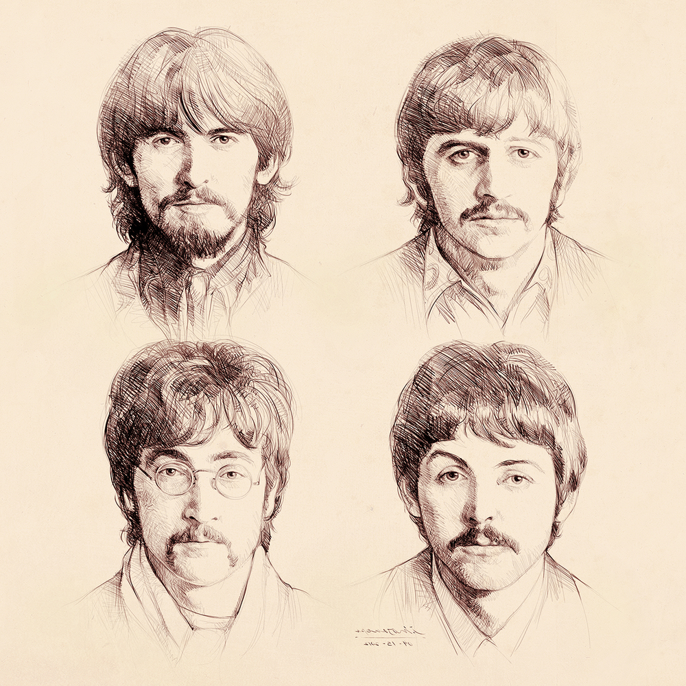Beatles Drawing at GetDrawings Free download