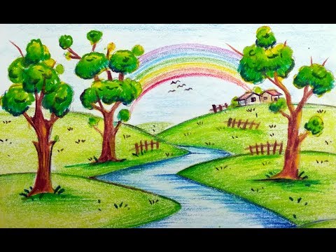 Nature Easy Beautiful Images Nature Easy Beautiful Sketch Drawing - bmp