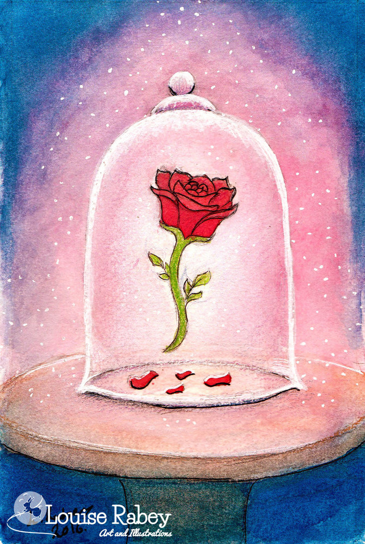 Beauty And The Beast Rose Drawing at GetDrawings Free download