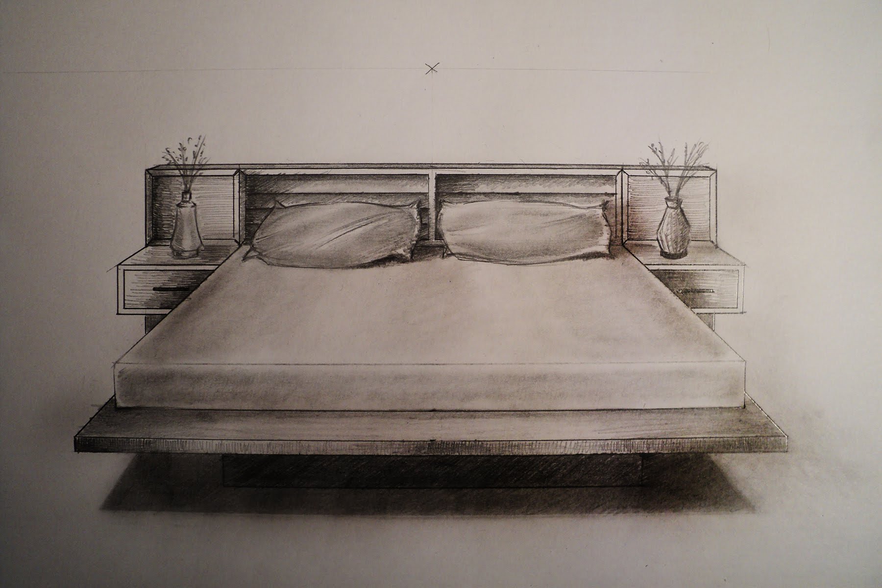 Bed Drawing at GetDrawings | Free download