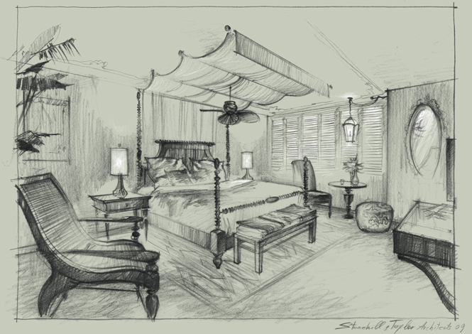 Bedroom Drawing Pencil At Getdrawings Com Free For