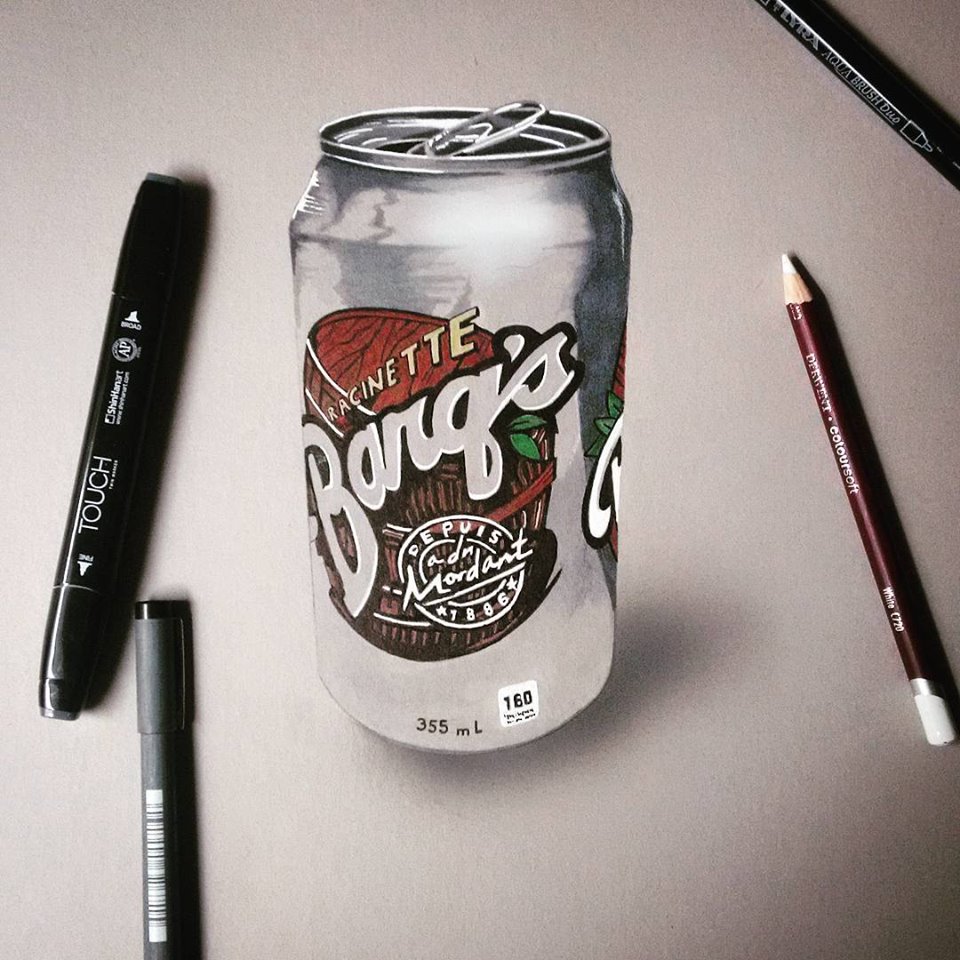 Beer Can Drawing at GetDrawings | Free download