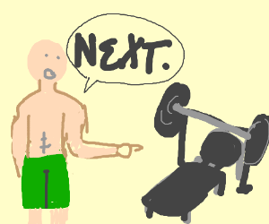 Bench Press Drawing at GetDrawings | Free download