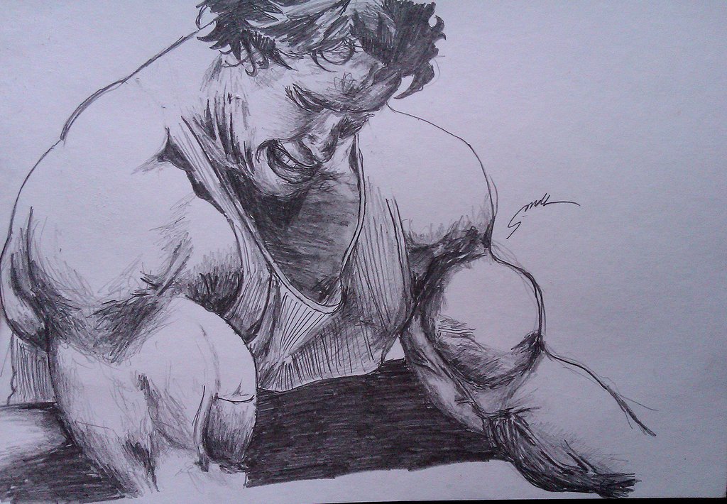 Biceps Drawing at GetDrawings | Free download