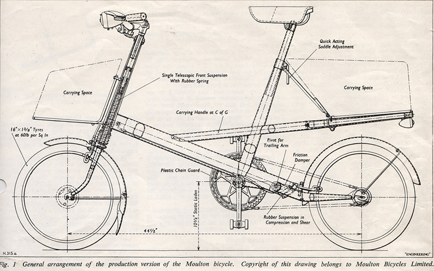 old motorbike engineering drawings