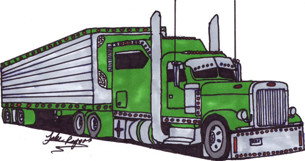 Big Truck Drawing at GetDrawings Free download
