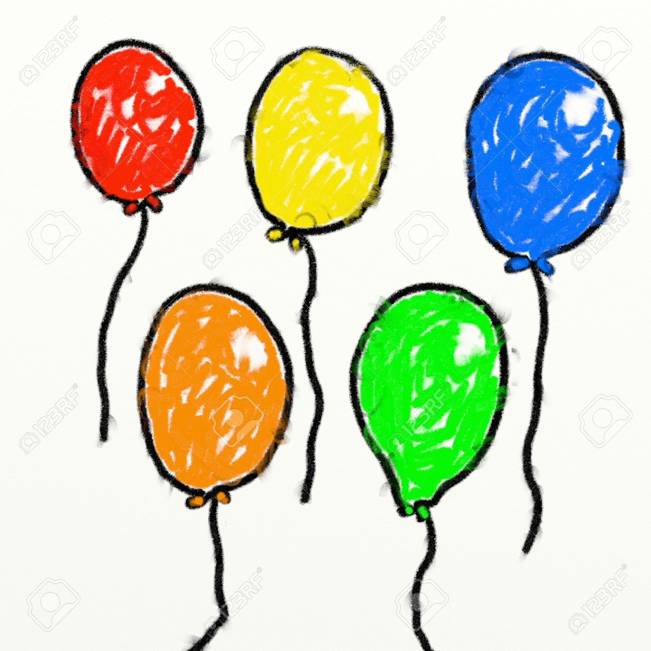 Birthday Balloon Drawing at GetDrawings Free download