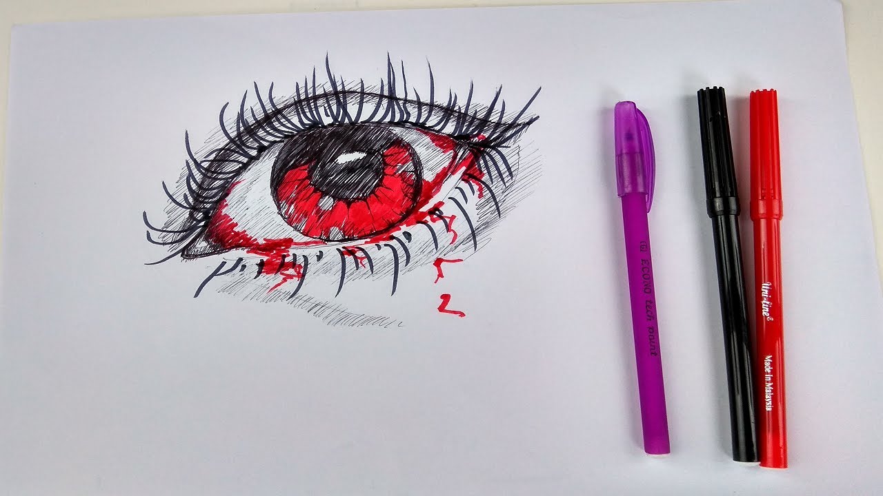 Bleeding Eye Drawing at GetDrawings Free download